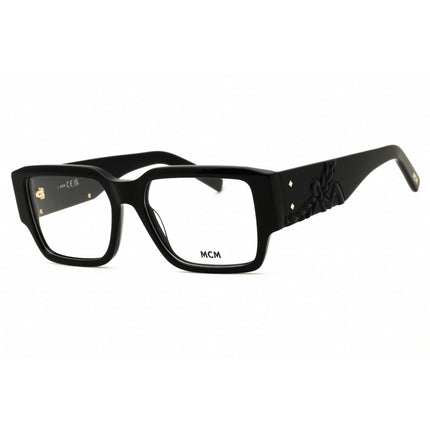 MCM MW5024 001 Unisex Shiny Black Acetate Rectangular Shape Full Rim Frame Eyeglasses ,