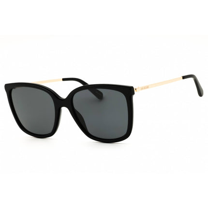 Moschino Love MOL035/S/COS 0807 M9 Women's Rectangular Sunglasses in Black Plastic ,