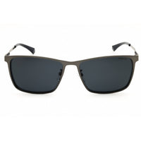 Polaroid Core PLD 2159/G/S/X 0KJ1 C3 Men's Rectangular Sunglasses Dark Ruthenium Metal ,