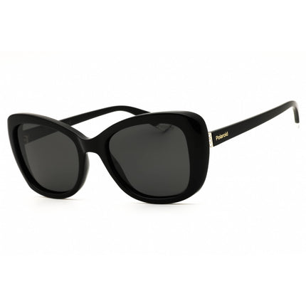 Polaroid Core PLD 4132/S/X 807 M9 Women's Cat Eye Shape Sunglasses Black Plastic Frame ,