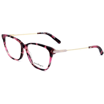 Salvatore Ferragamo SF2851 541 Women's Rectangular Eyeglasses - Purple Havana Acetate ,