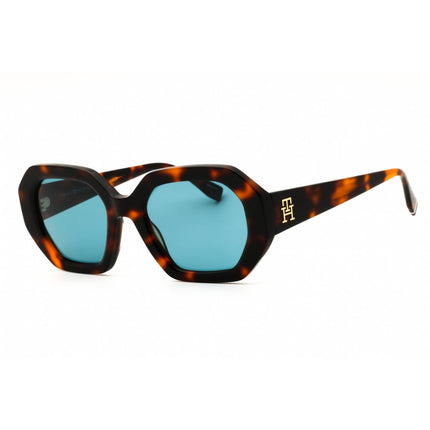 Tommy Hilfiger TH 2155/S 0EPZ KU Women's Yellow Havana Plastic Oval Shape Sunglasses ,