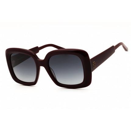 Tommy Hilfiger TH 2208/S 0LHF 9O Women's Burgundy/Dark Grey Oversized Shape Sunglasses ,