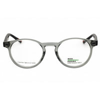 Tommy Hilfiger Th 1526 09V 00 Men's Round Full Rim Eyeglasses Grey/Blue Plastic Frame ,
