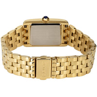 Seiko Essentials HGG001P1 Women's Gold-Tone Rectangular Quartz Watch 50M ,