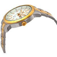 Seiko 5 SNKN58K1 Men's Automatic Two-Tone Silver Dial Stainless Steel Watch 43mm ,