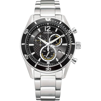 Citizen Alterna VO10-6742F Men's Eco-Drive Chronograph Watch, Black, 40mm ,