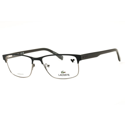 Lacoste L2217 N 033 Gunmetal Men's Metal Full Rim Rectangular Eyeglasses ,