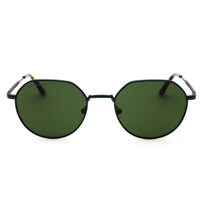 Lacoste L268S 410 Blue Metal Round Men's Sunglasses Full Rim ,