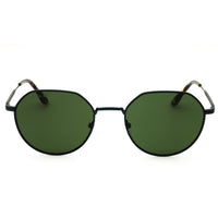 Lacoste L268S N 410 Blue Men's Metal Round Full Rim Sunglasses ,