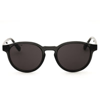 Lacoste L6055SN 035 Transparent Dark Grey Men's Injected Propionate Full Rim Round ,