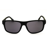 Lacoste L6057S 002 Matte Black Men's Injected Propionate Rectangular Full Rim ,