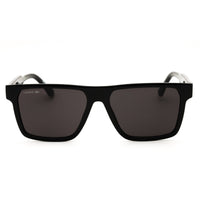 Lacoste L6059SN 001 Black Men's Rectangular Injected Propionate Full Rim Sunglasses ,