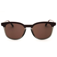 Lacoste L6073S 601 Burgundy/Transparent Grey Men's Round Injected Propionate Full Rim ,