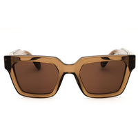 Salvatore Ferragamo SF2066S 232 Transparent Brown Women's Acetate Rectangular Full Rim ,