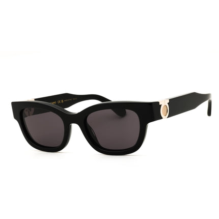 Salvatore Ferragamo SF2067S 001 Black Acetate Women's Full Rim Oval Sunglasses ,
