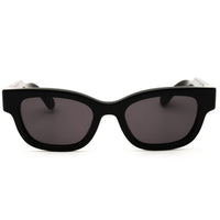 Salvatore Ferragamo SF2067S 001 Black Acetate Women's Full Rim Oval Sunglasses ,