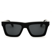 Salvatore Ferragamo SF2071S 001 Black Men's Rectangular Acetate Full Rim Sunglasses ,