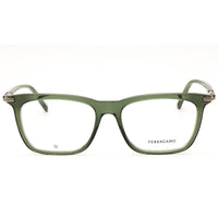 Salvatore Ferragamo SF3007 317 Transparent Green Men's Acetate Rectangular Full Rim ,
