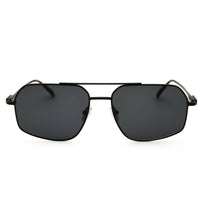 Salvatore Ferragamo SF313S 002 Matte Black Men's Metal Rectangular Full Rim Sunglasses ,