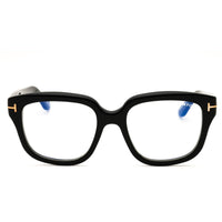 Tom Ford FT6094-B 001 Shiny Black Acetate Rectangular Women's Eyeglasses Full Rim ,