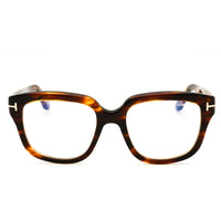 Tom Ford FT6094-B 055 Coloured Havana Women's Acetate Rectangular Full Rim Eyeglasses ,