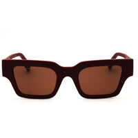Canada Goose GC25603S 601 Matte Burgundy Injected Propionate Rectangular Sunglasses ,