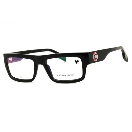 Canada Goose GC25615 001 Black Injected Propionate Rectangular Eyeglasses ,