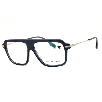 Canada Goose GC25620E 410 Transparent Blue Acetate Rectangular Eyeglasses ,