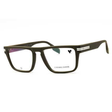 Canada Goose GC25621 317 Matte Khaki Injected Propionate Rectangular Eyeglasses ,