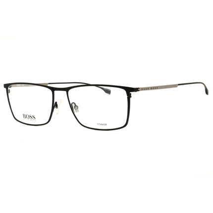 Hugo Boss Men's Matte Black Titanium Full Rim Rectangular Frame Eyeglasses - 0976 003 ,