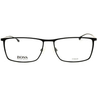 Hugo Boss Men's Matte Black Titanium Full Rim Rectangular Frame Eyeglasses - 0976 003 ,