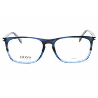 Hugo Boss Men's Blue Havana Plastic Full Rim Frame Eyeglasses - 1044/IT 0JBW 00 ,