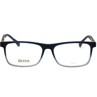Hugo Boss Men's Blue Metal Full Rim Rectangular Eyeglasses - 1084/IT 026O 00 ,