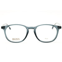 Hugo Boss Men's Dark Blue Acetate Full Rim Round Eyeglasses - 1087/IT 0PJP 00 ,