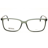Hugo Boss Unisex Grey Acetate Full Rim Rectangular Eyeglasses - 1185/IT 0KB7 00 ,