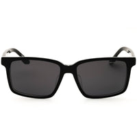 Nike ECLIPSE FALL LB IB0342 010 - Black Rectangular Sunglasses for Men's, Grey Lenses ,