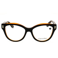 Calvin Klein CK23541 008 Women's Black/Brown Full Rim Cat Eye Acetate Eyeglasses Frame ,