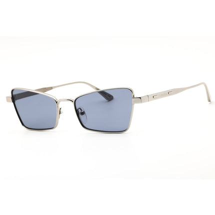 Calvin Klein CK24110S 014 Women's Light Gunmetal Full Rim Cat Eye Metal Sunglasses ,
