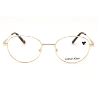 Calvin Klein CK24115N 717 Unisex Gold Full Rim Round Metal Eyeglasses Frame ,