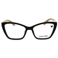 Calvin Klein CK24523N 001 Women's Black Cat Eye Injected Propionate Eyeglasses Frame ,