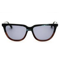 Calvin Klein CK24537S 461 Women's Blue Havana/Havana Oval Acetate Sunglasses Frame ,