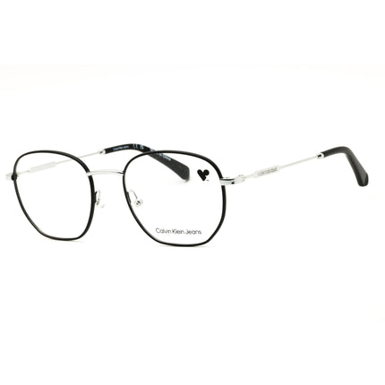 Calvin Klein Jeans CKJ20101 001 Women's Satin Black Round Metal Eyeglasses Frame ,
