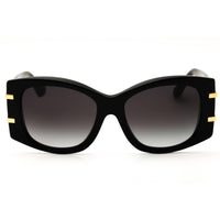 Dolce & Gabbana 0DG4501 501/8G Women's Shiny Black Full Rim Oversized Sunglasses ,