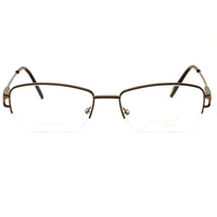 Emozioni EM 4403 WR9 Women's Brown Havana Rectangular Metal Half Rim Eyeglasses, 52mm ,