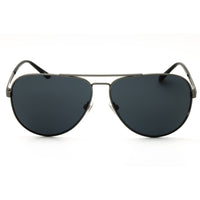 Fossil FOS 3136/G/S 0R80 IR Men's Matte Dark Ruthenium Metal Aviator Full Rim Sunglasses, 60mm ,