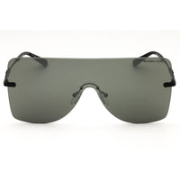 Michael Kors 0MK1148 10056G Women's Grey Rimless Shield Metal Sunglasses Frame ,