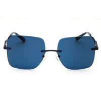 Michael Kors Women's Blue Metal Rimless Rectangular Frame Sunglasses - 0MK1150 189580 ,