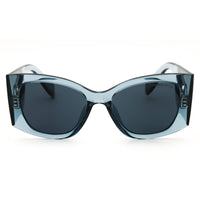 Michael Kors Women's Denim Transparent Full Rim Oversized Sunglasses - 0MK2244U 401487 ,