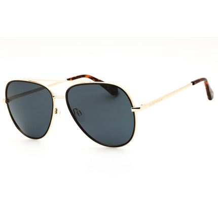 Prive Revaux EARTH PASS/G/S 2M2M9 Men's Black/Gold/Brown Full Rim Aviator Sunglasses ,